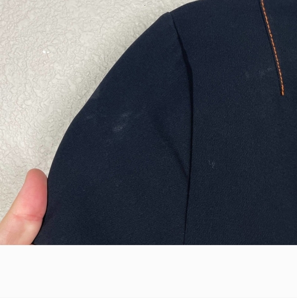 Diane Von Furstenberg 4 Tailored V Neck Sheath Dress Black Short Sleeves - Picture 8 of 10